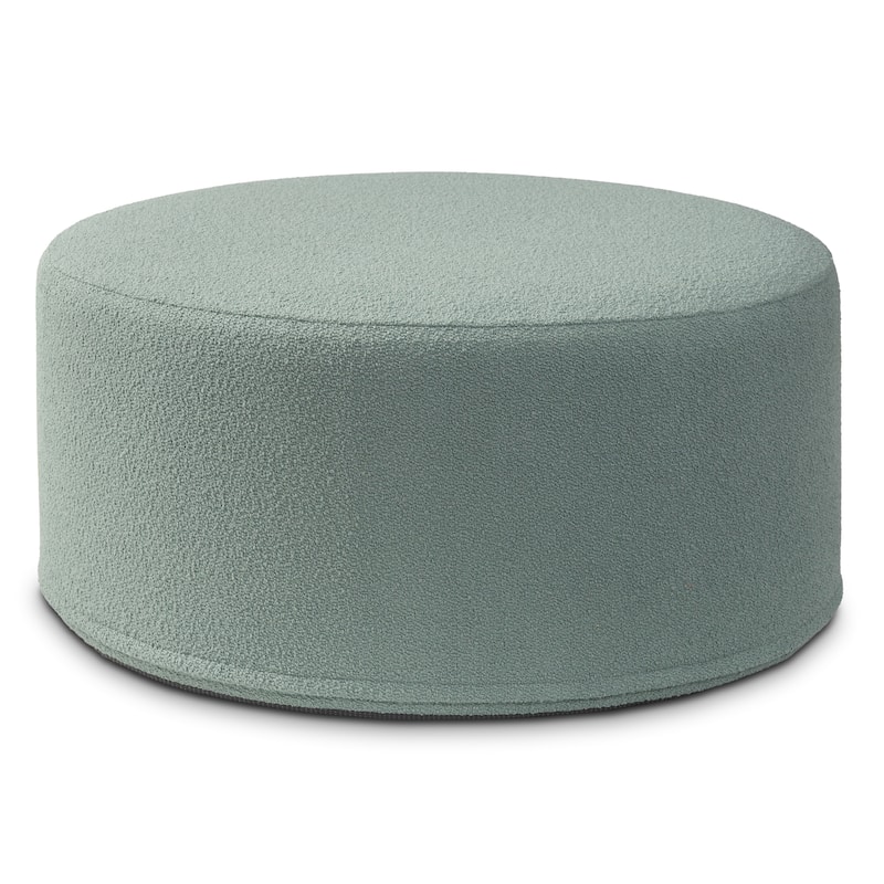 Jaxx Candler Round Couch Ottoman Large Coffee Table & Foot Rest