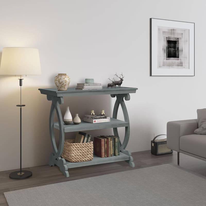 Roomfitters Newport Console Table for Living Room, Kitchen, Entryway - Elegant and Functional Design