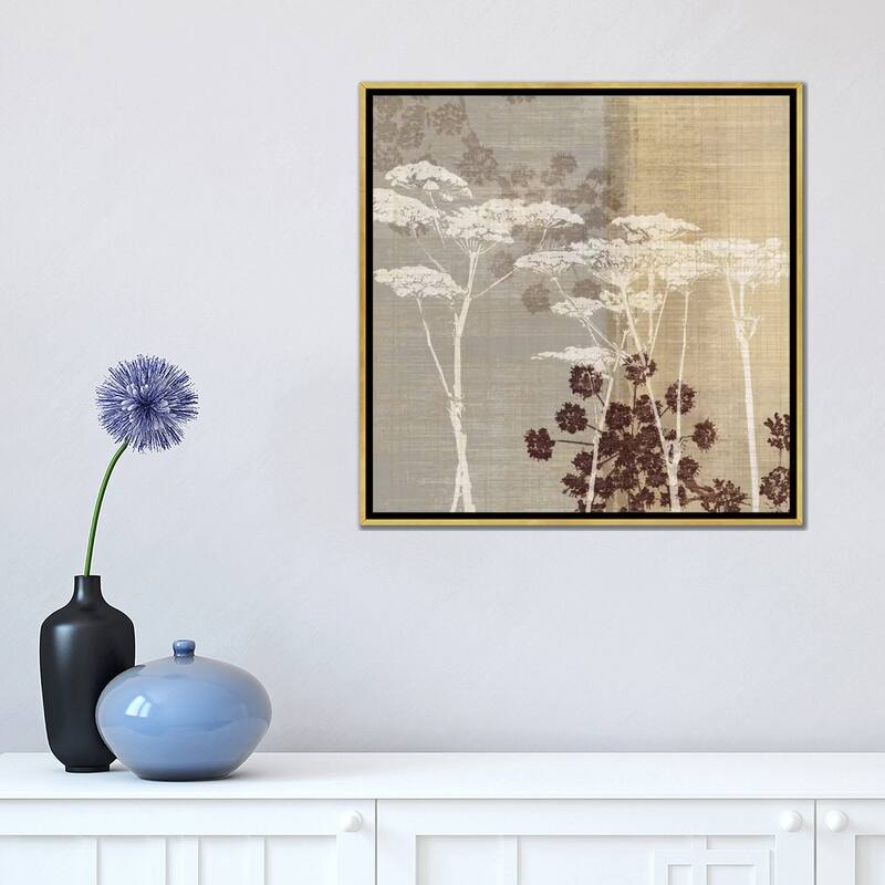 iCanvas "Lace I" by Tandi Venter Framed