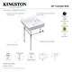 preview thumbnail 2 of 3, Kingston Brass Edwardian 20" Console Sink Set with 3 Faucet Holes at