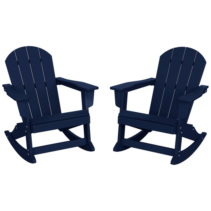 Laguna Hdpe All Weather Outdoor Patio Rocking Chair (Set of 2)