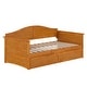 preview thumbnail 8 of 11, Acadia Twin Daybed with Twin Trundle in Light Toffee