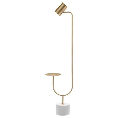 Coaster Furniture Jodie Antique Brass Metal Floor Lamp