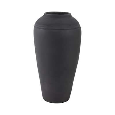 Handcrafted Terracotta Pottery Decorative Vase with Textured Detailing