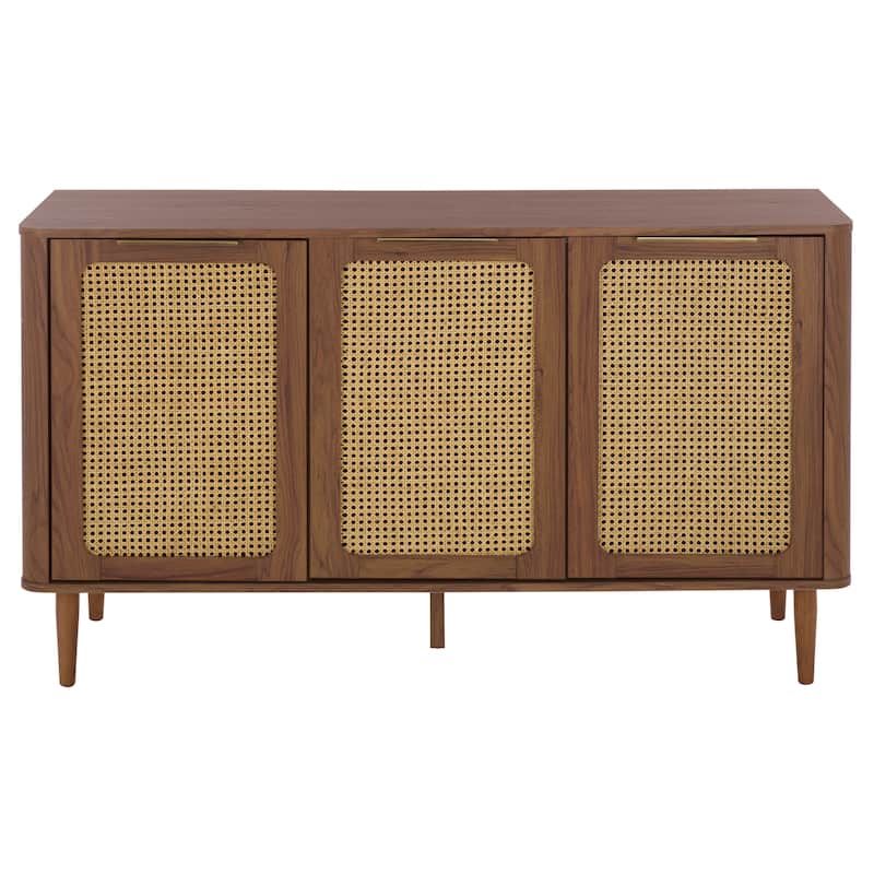 SAFAVIEH Home Brey 3-Door Sideboard/TV Stand - 55"W x 18"D x 32"H