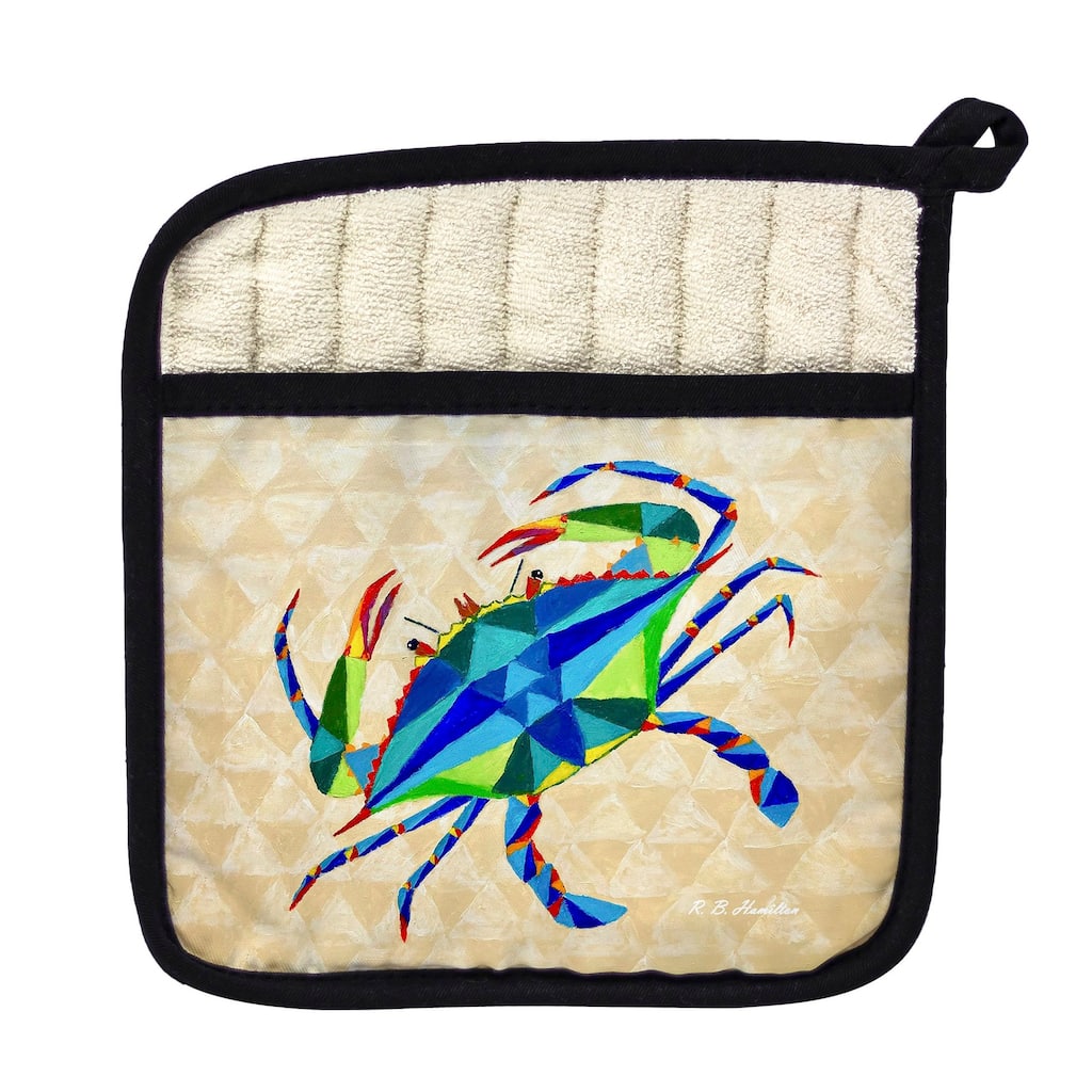 Geometric Crab Pot Holder - 9x9