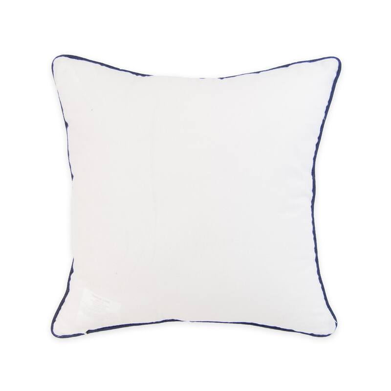 Donna Sharp Checkerboard Indigo (Nautical) 2PC Cotton Decorative Pillow Set