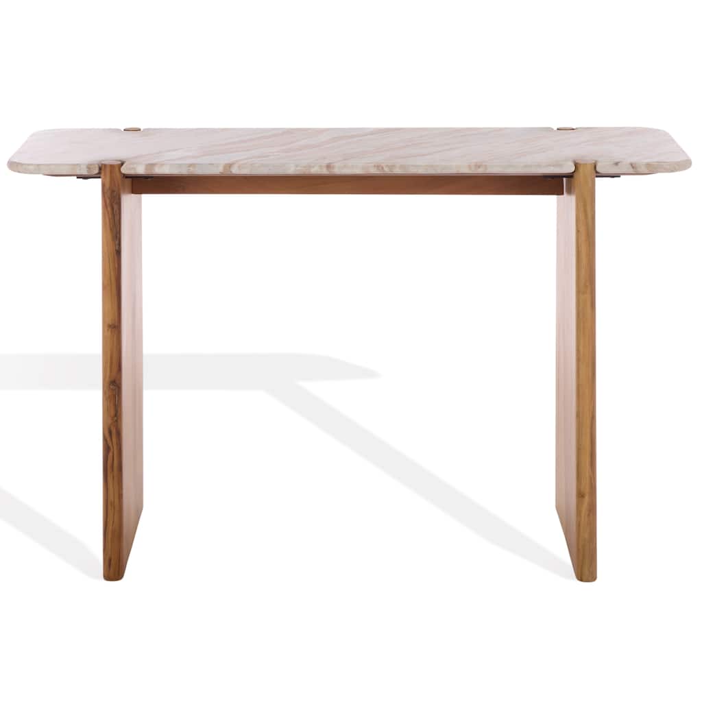 SAFAVIEH Couture Feliciabeth Marble Console Table - 47"W x 16"D x 30"H