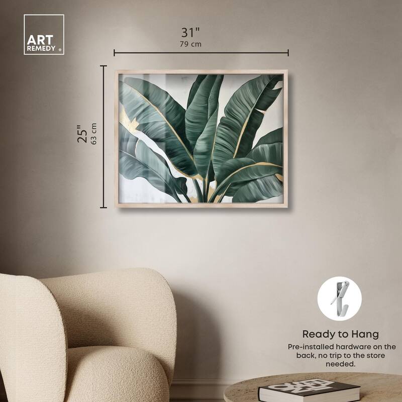 Jungle Jewel Jade II Shadowbox by Art Remedy