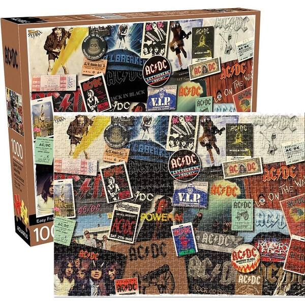 slide 2 of 4, AC/DC Albums 1000 Piece Jigsaw Puzzle