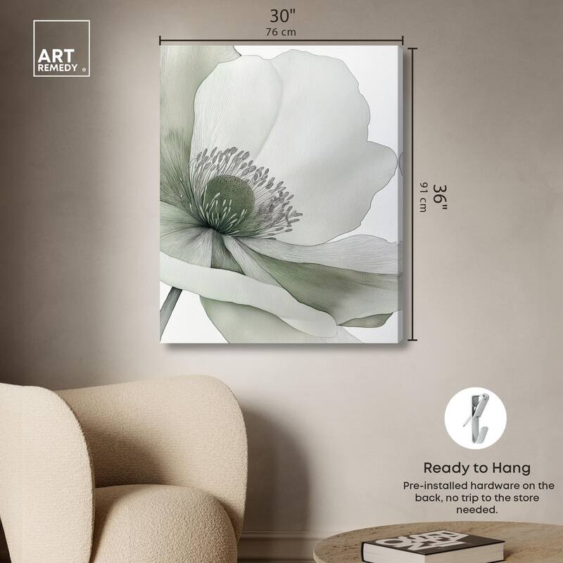 Delicate Stamen I Canvas by Art Remedy, Gallery Wrapped