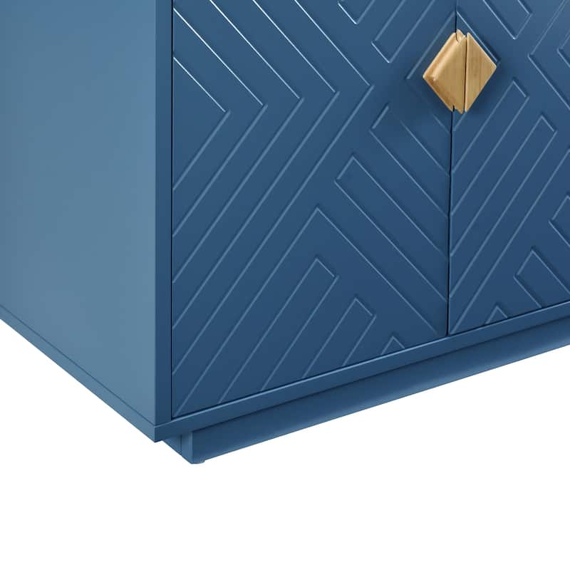 Large Storage Space Sideboard with Adjustable Shelves