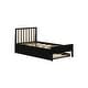 preview thumbnail 3 of 20, Max and Lily Twin-Size Bed with Slatted Headboard and Trundle