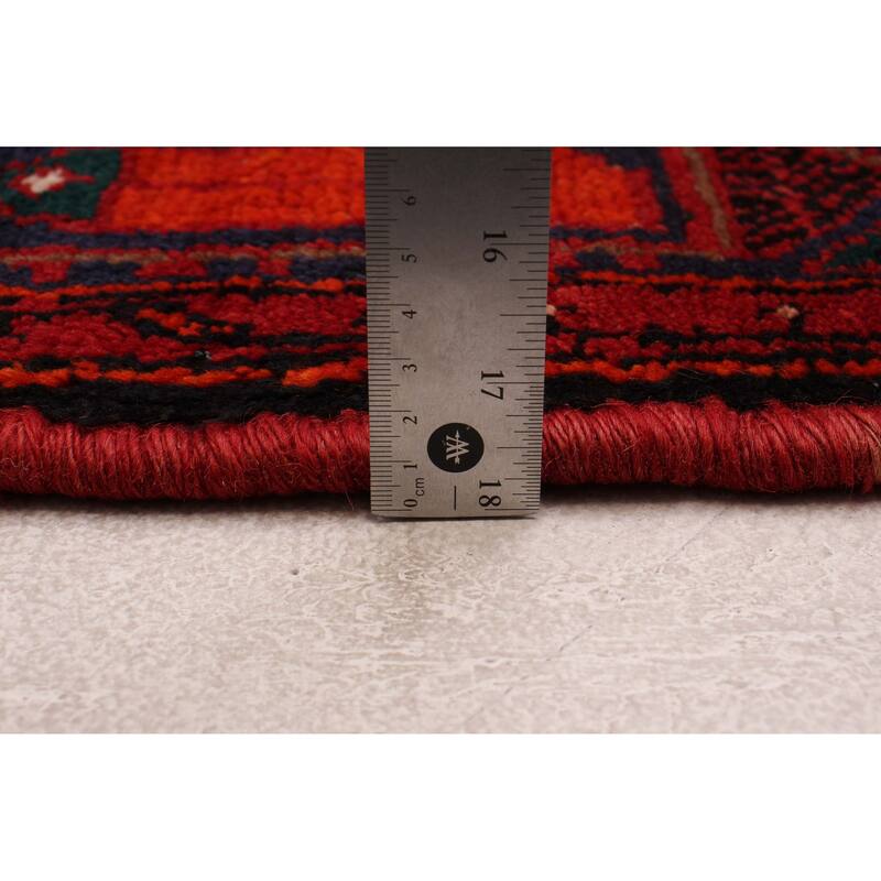 ECARPETGALLERY Hand-knotted Andelz Red Wool Rug - 4'1 x 6'7