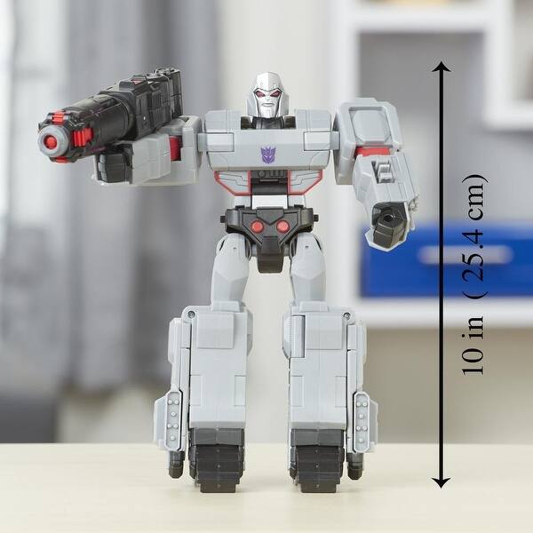 Shop Transformers Toys Cyberverse Action Attackers Ultimate Class Megatron Action Figure Repeatable Fusion Mega Shot Action Overstock 30319064