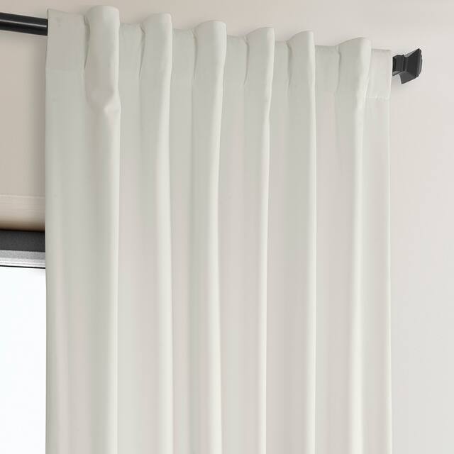 Exclusive Fabrics Heritage Plush Velvet Curtain (1 Panel)