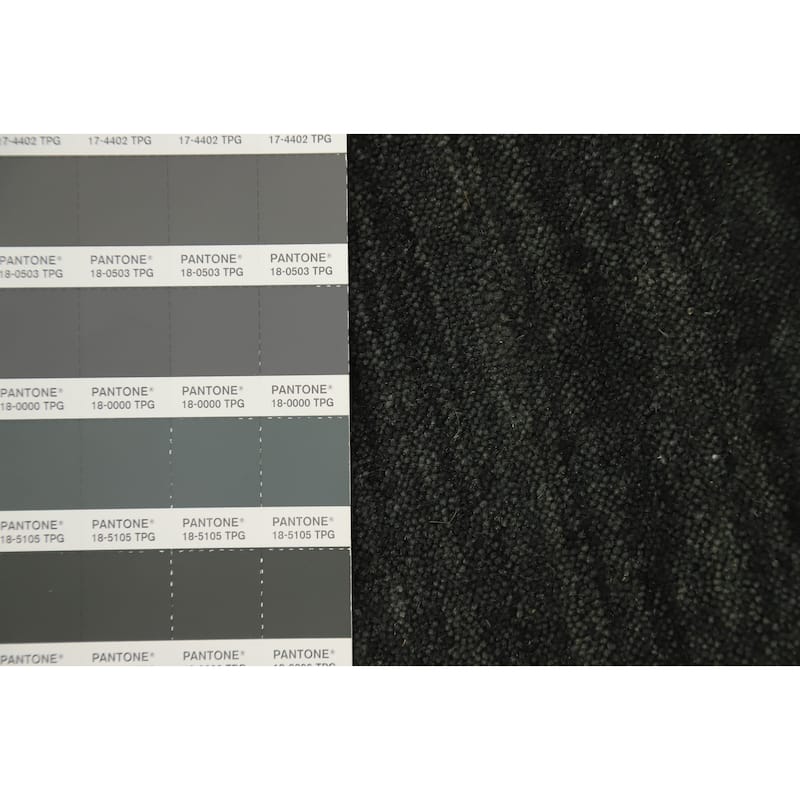 Hand Knotted Oriental 100% Wool Carpet Tribal Animal Pictorial Greys & Charcoal Gabbeh Area Rug - 5' 9'' X 3' 8''