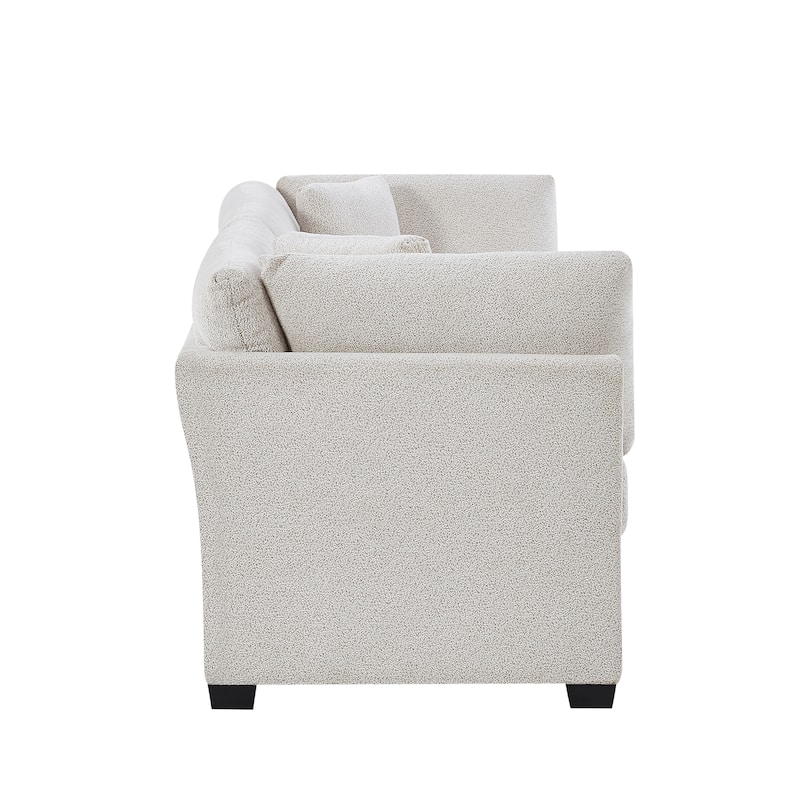 Christopher Knight Home - Flare Modern Upholstered Sofa with Flared Arms