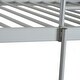 preview thumbnail 6 of 8, Iron Bed Bunk Bed with Ladder for Kids Twin Size Grey