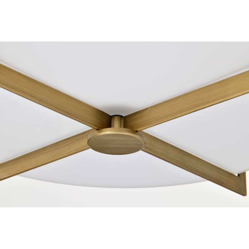 Nuvo Lighting 60/8044 Roselle 3 Light 15" Wide Flush Mount Drum