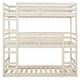 preview thumbnail 14 of 22, Middlebrook Browning Solid Wood Twin Triple Bunk Bed