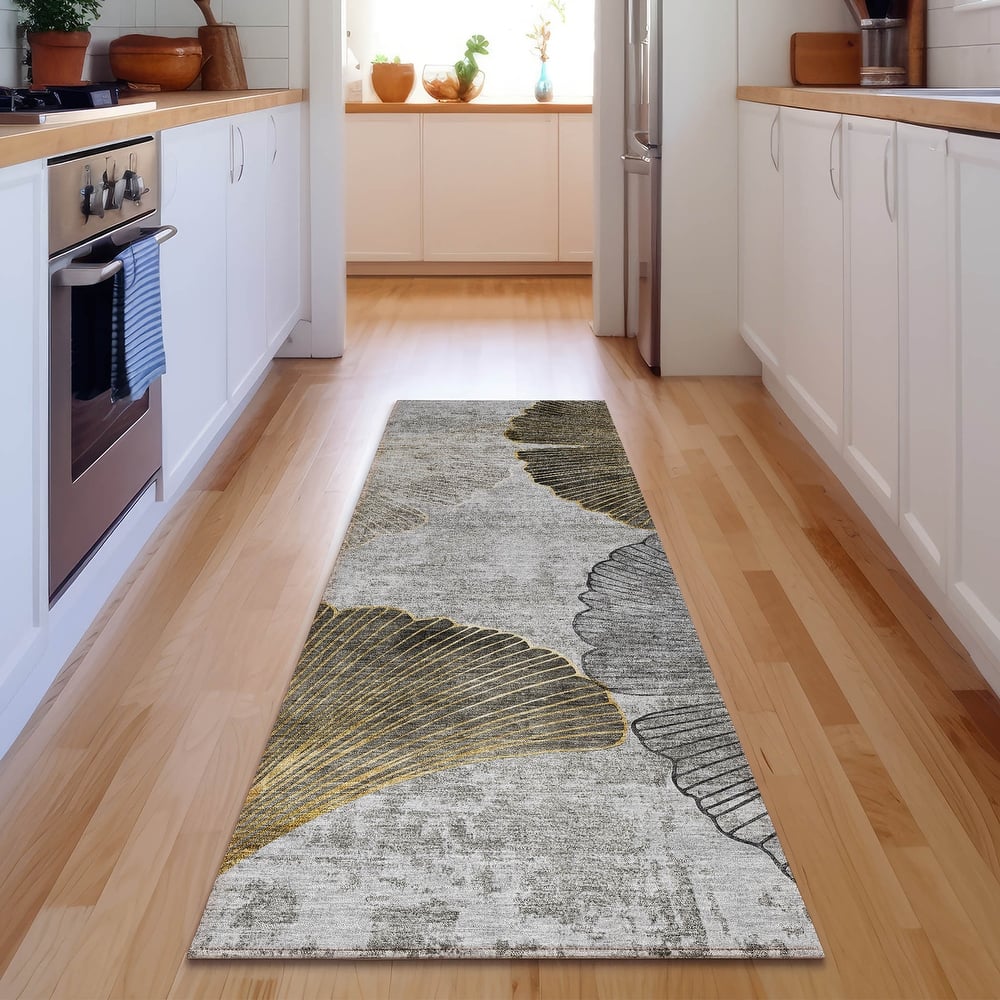 Premium Washable Super Soft Modern Floral Mayfield Rug