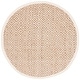 preview thumbnail 13 of 12, Martha Stewart Handmade Dieuwertje Contemporary Jute Rug 6' Round - Ivory/Natural - Round
