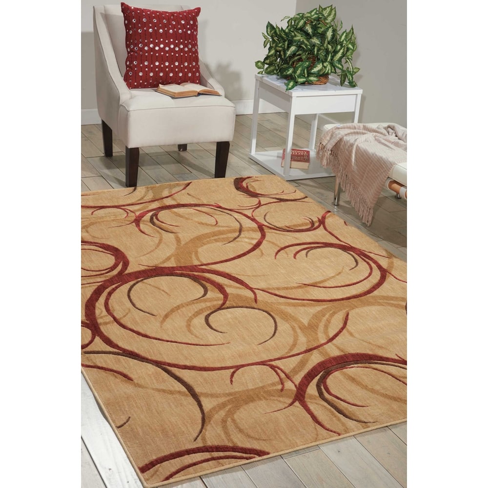Nourison Somerset Abstract Swirl Area Rug