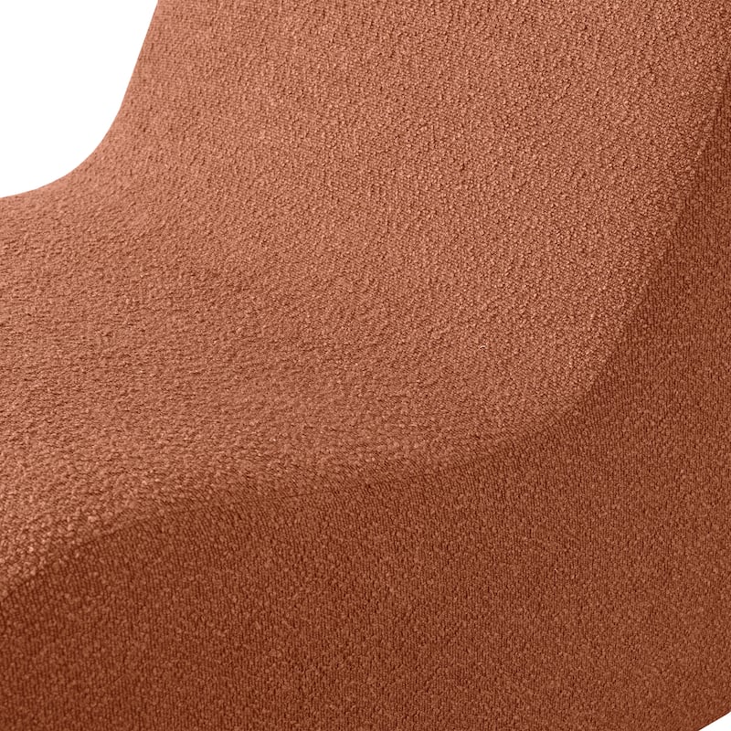 Upholstered Accent Chair with Ottoman, Ergonomic Curved Lounge Chair, 29" Wide Modern Recliner Chair, No Assembly Required