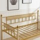 preview thumbnail 8 of 22, Twin Oak Legs & Steel Combination Daybed Bed Frame with Trundle