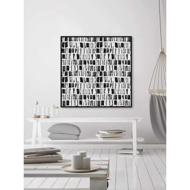 False Illusion Floater Framed Print on Canvas