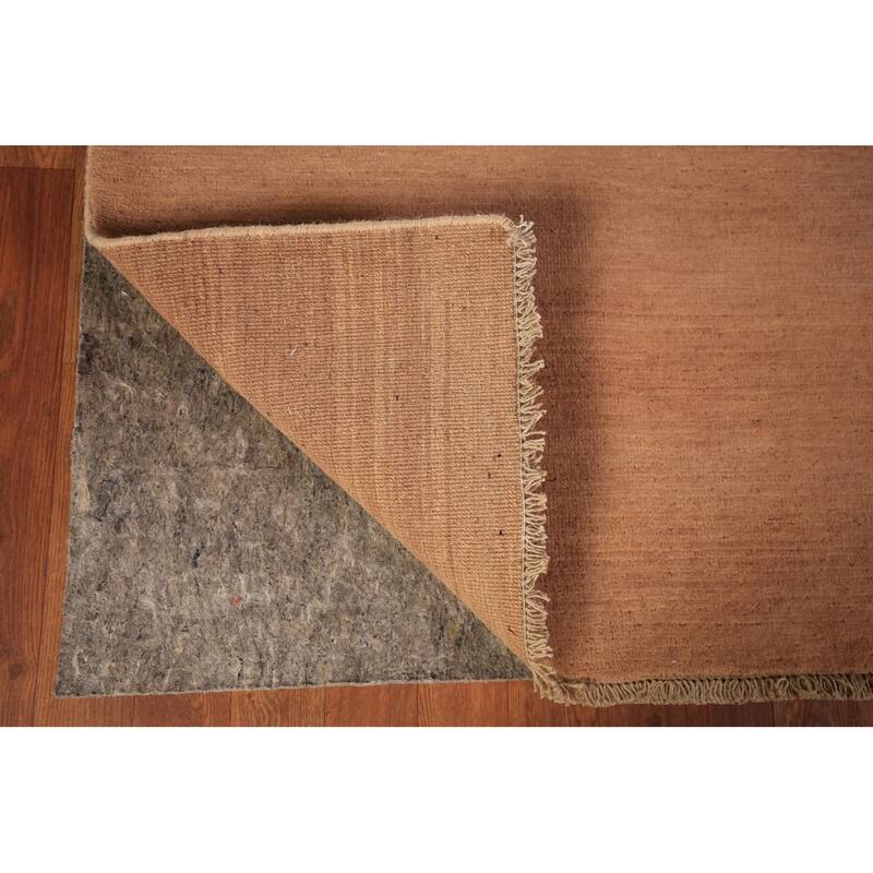 Modern Gabbeh Oriental Area Rug Hand-Knotted Living Room Wool Carpet - 6'9" x 9'9"