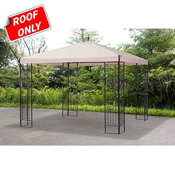 Shop Sunjoy Replacement Canopy For L Gz038pst F 10x10 Patio Gazebo On Sale Overstock 20749002