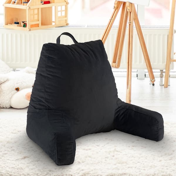 slide 2 of 71, Cheer Collection Kids Memory Foam TV And Reading Pillow Black