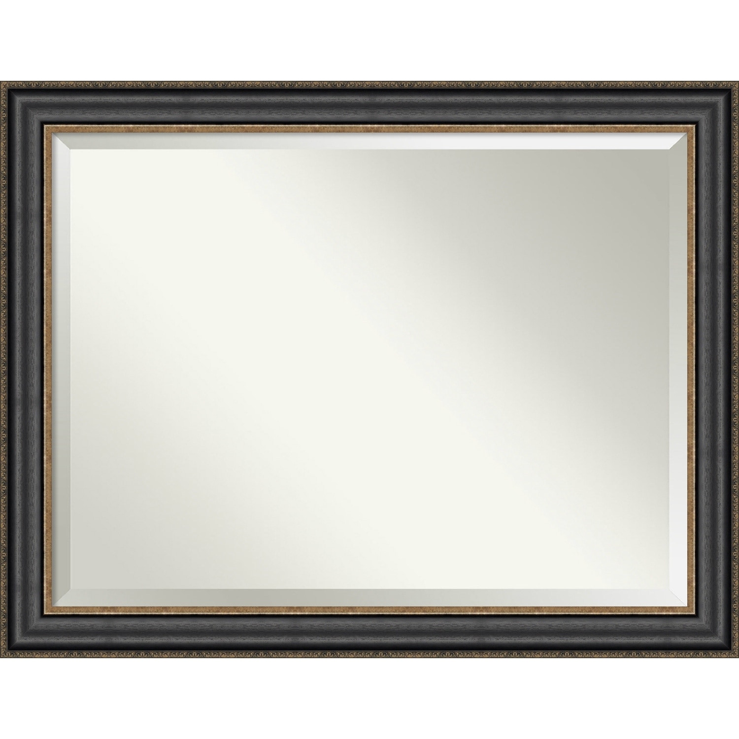 Beveled Bathroom Wall Mirror - Thomas Black Bronze Frame - Thomas Black Bronze