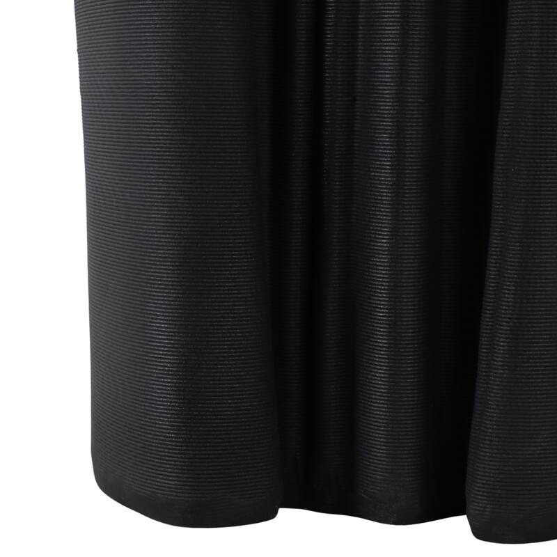 Contemporary Sculptural Porcelain Vase with Textured Ribbed Design