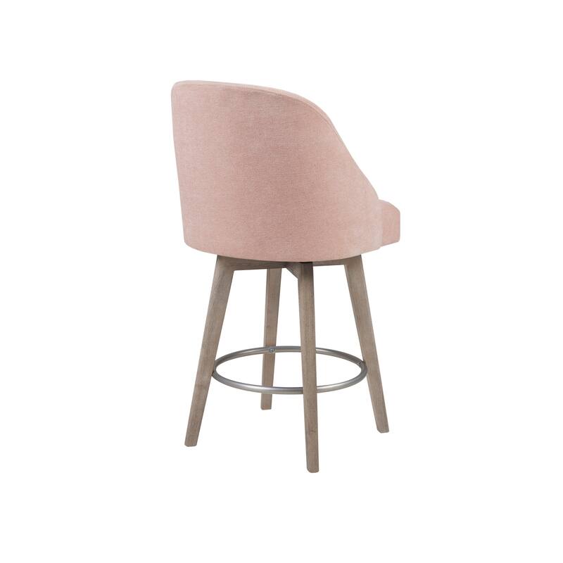 Madison Park Walsh Counter Stool With 360 degree Swivel Seat