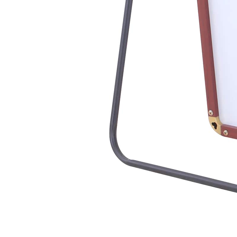 Roomfitters Floor Standing Full-Length Mirror with Walnut Frame, 60"x16.5" Wall Mounted Dressing Mirror for Bedroom