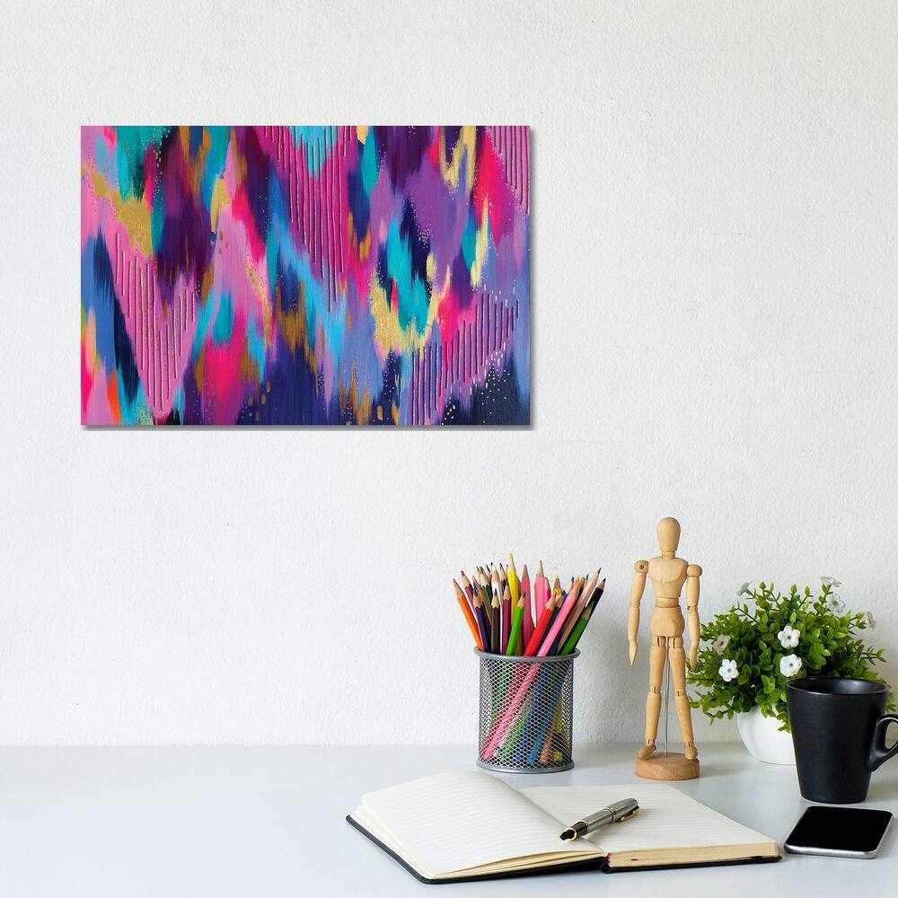 iCanvas "Brush Stroke CVI" by ETTAVEE Canvas Print