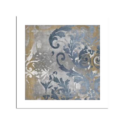 Damask in Silver and Gold II Fine Art by Ellie Roberts - Multi