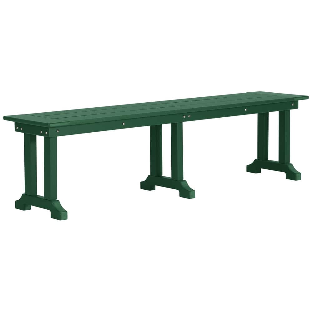 Laguna Hdpe All Weather Outdoor Patio 65" Bench