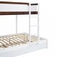 preview thumbnail 6 of 45, Full-Over-Full Bunk Bed with Twin size Trundle, Storage and Desk