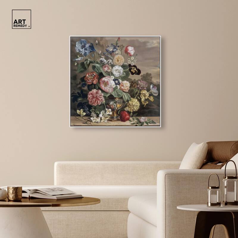 Classical Dream Vase II Canvas by Art Remedy