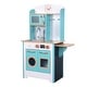 preview thumbnail 1 of 9, Teamson Kids - Little Chef Santos Retro Play Kitchen - Petrol/wood