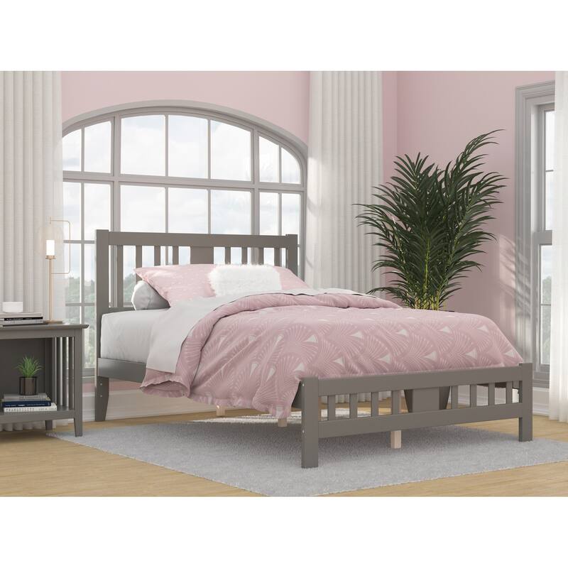 Tahoe Full Bed with Footboard in Grey