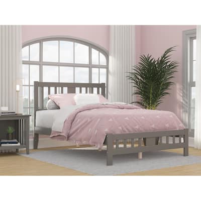 Tahoe Full Bed with Footboard in Grey