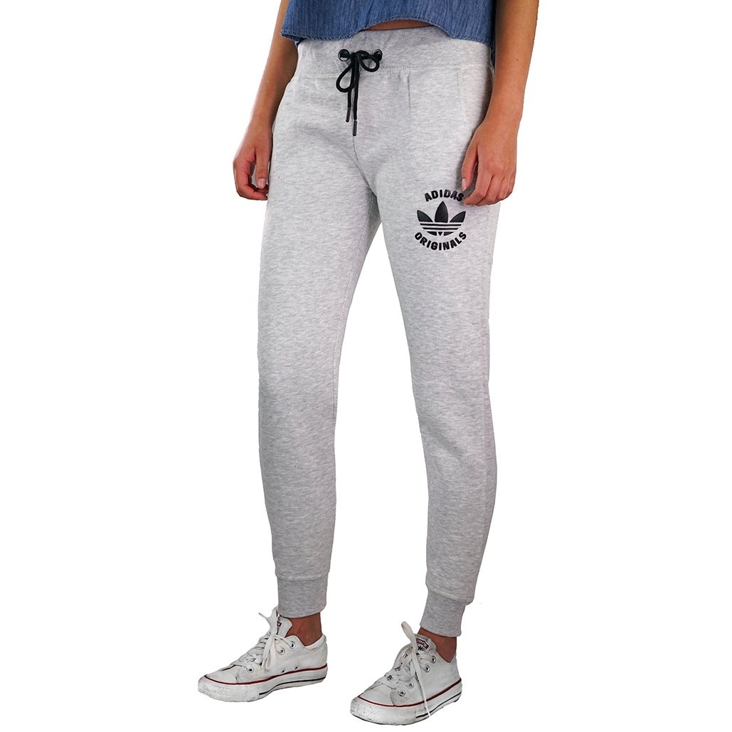 Shop Adidas Originals Women S Track Pants Grey Overstock