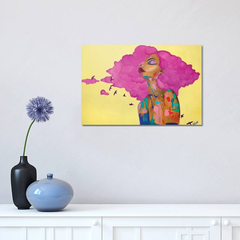 iCanvas "Pink" by Pinklomein Canvas Print - 12x18x1.5