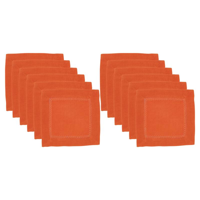 Hemstitched Border Dinner Napkin (Set of 12)