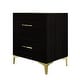 preview thumbnail 4 of 24, CraftPorch 3 Piece Bedroom Nightstands Set Velvet Upholstered Bed